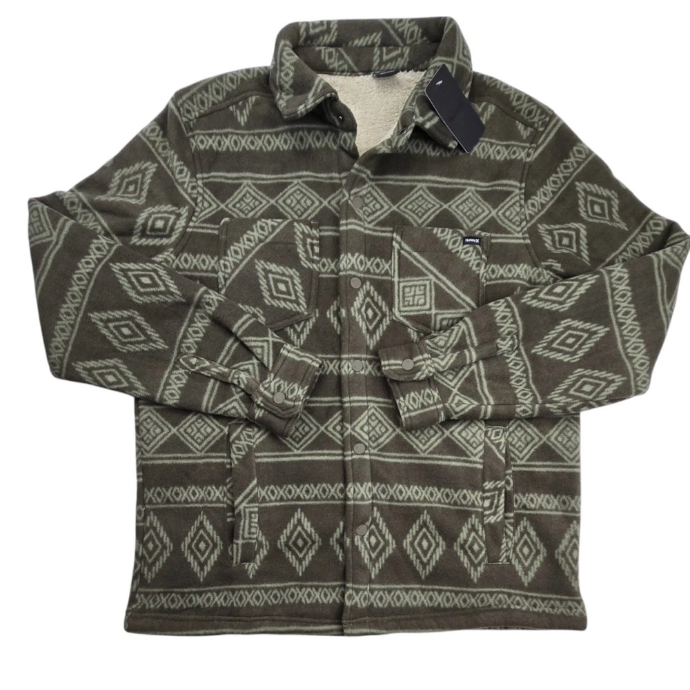 Hurley Brown Patterned Jacket
